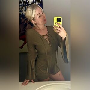 Olive 🫒 romper